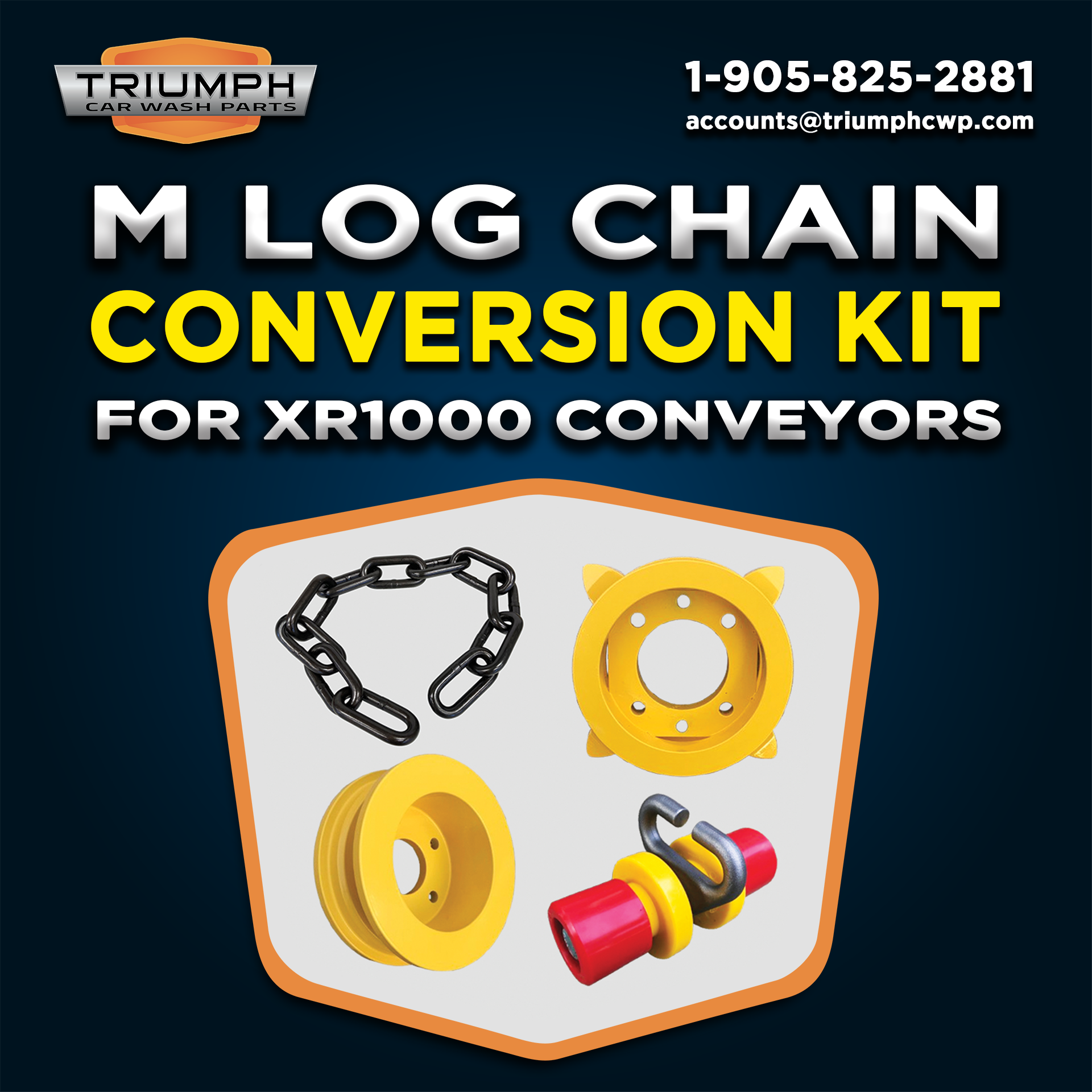 M Log Chain Conversion Kit Square